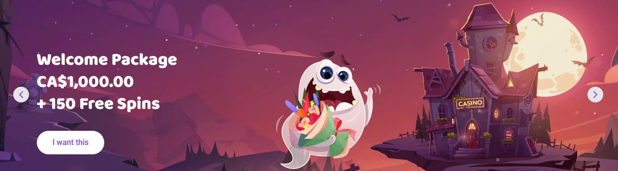 Claim Boo Casino welcome package